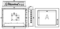 IPPC-1701T 17 &quot;Màn hình cảm ứng PC công nghiệp 1 Hỗ trợ khe cắm mở rộng I3 I5 I7 CPU máy tính để bàn